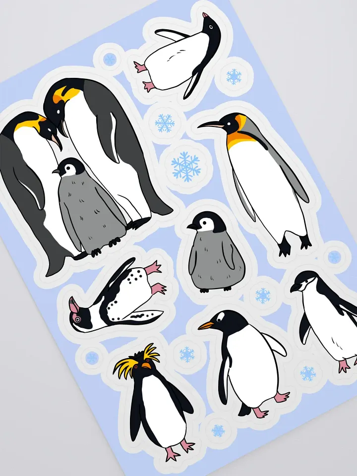 Penguin Parade Sticker Sheet product image (2)