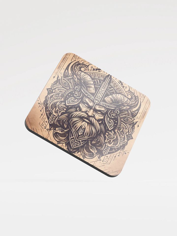 Viking Glass Drink Coaster product image (1)
