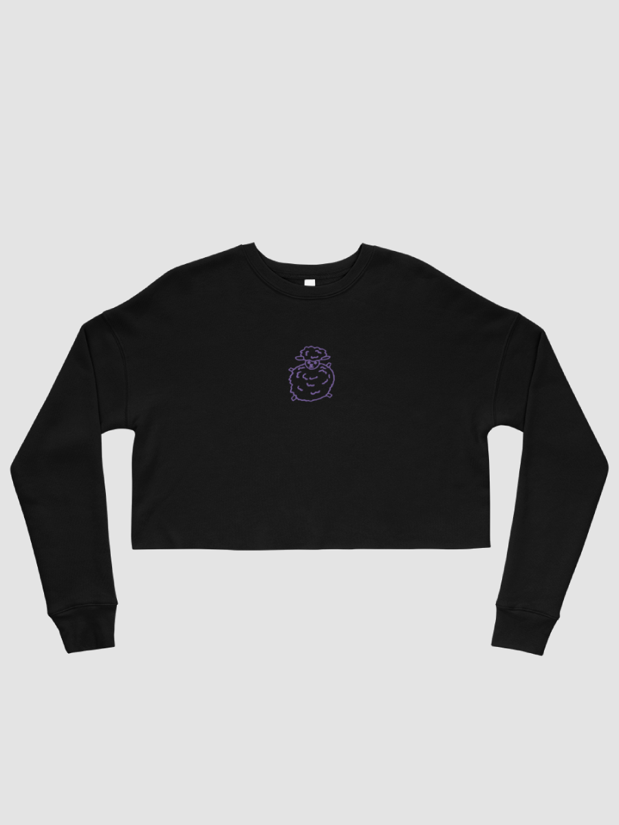 Purple Sheep Cropped Sweater product image (3)