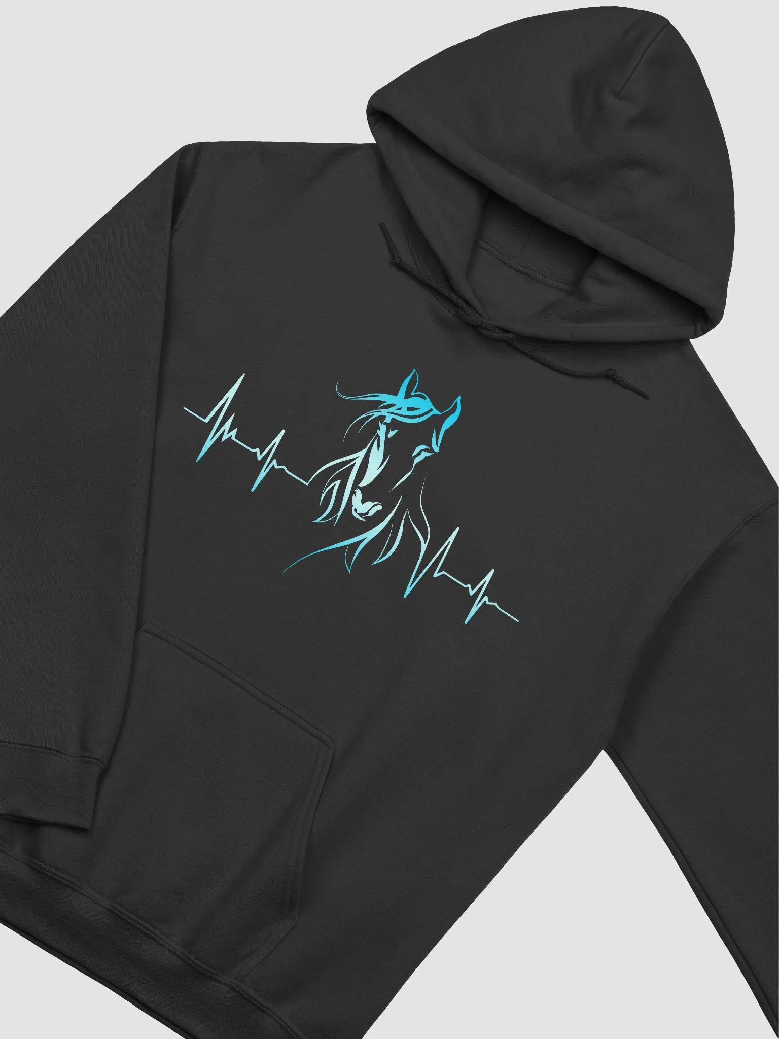 Horse Heartbeat Gildan Classic Hoodie product image (1)