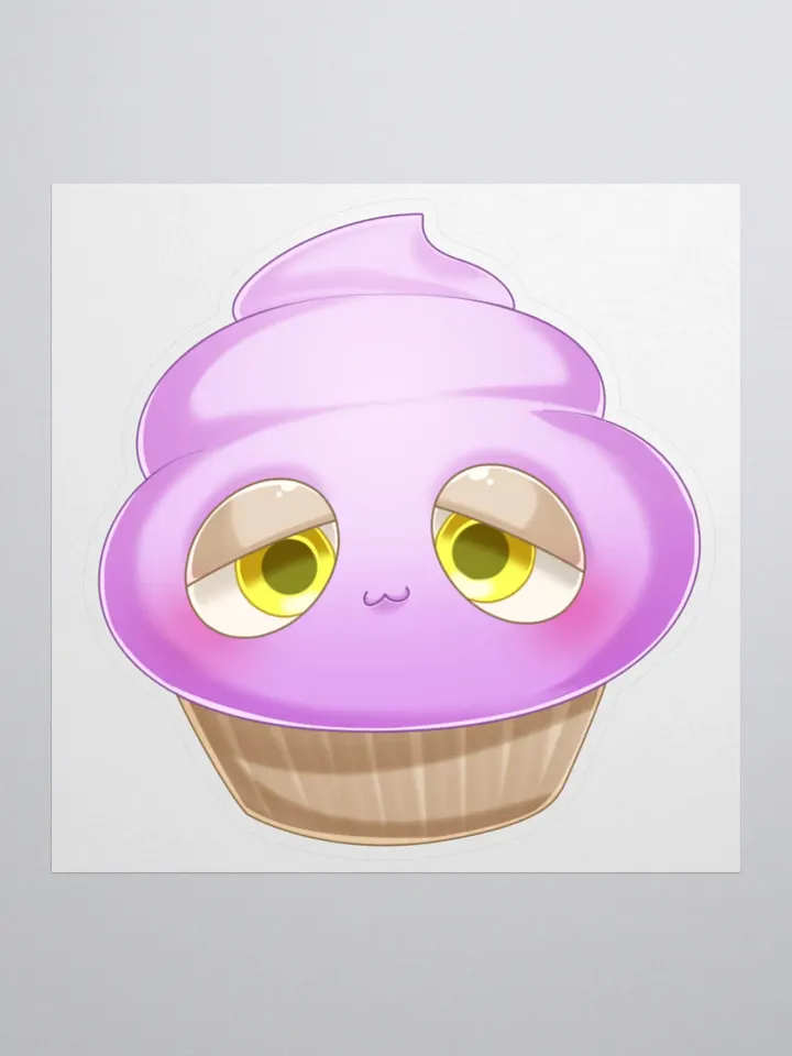 Plum the Muffin Plush Sticker product image (1)