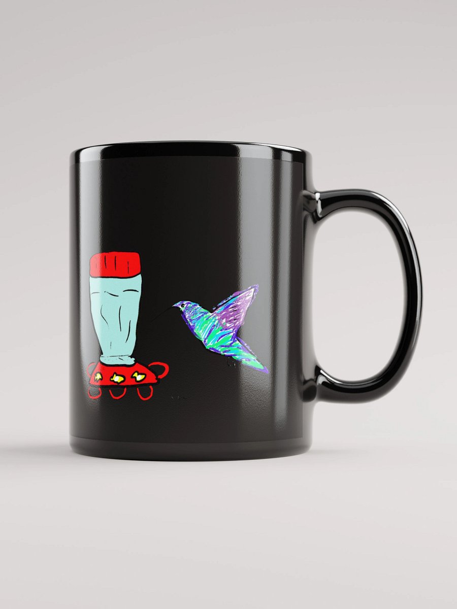 Hummingbird mug - Black product image (1)
