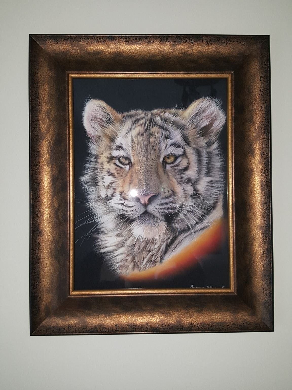Zima ~ Original Framed Pastel Portrait product image (1)