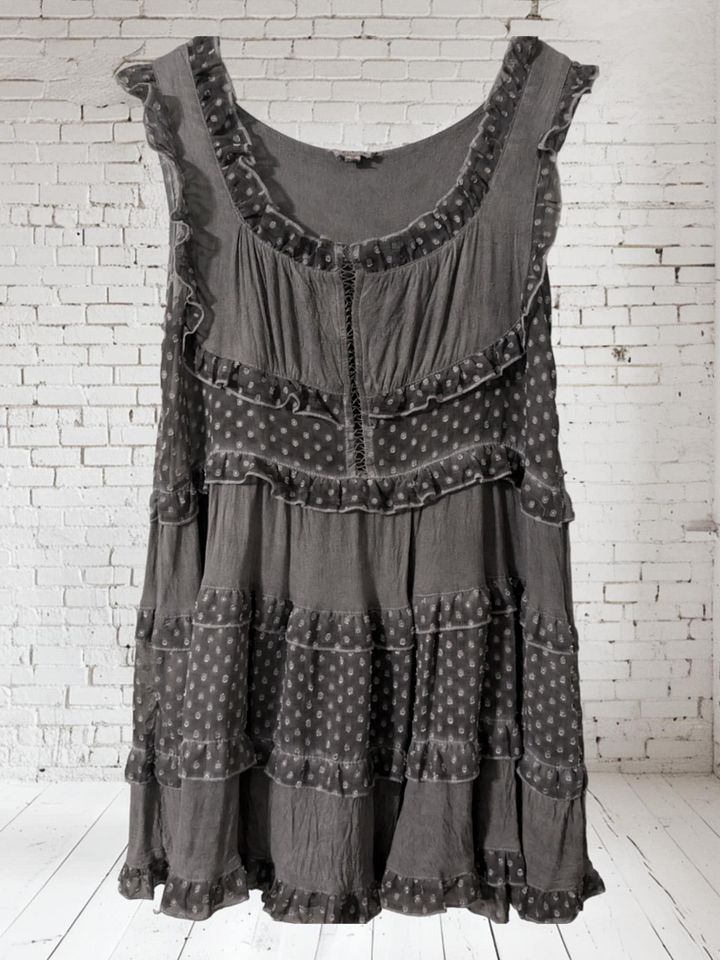 M Polka Dot and Ruffle Detail Tank product image (1)
