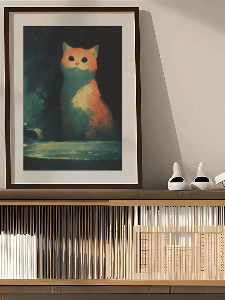 Ethereal Gaze - Nocturnal Whimsy Art product image (2)