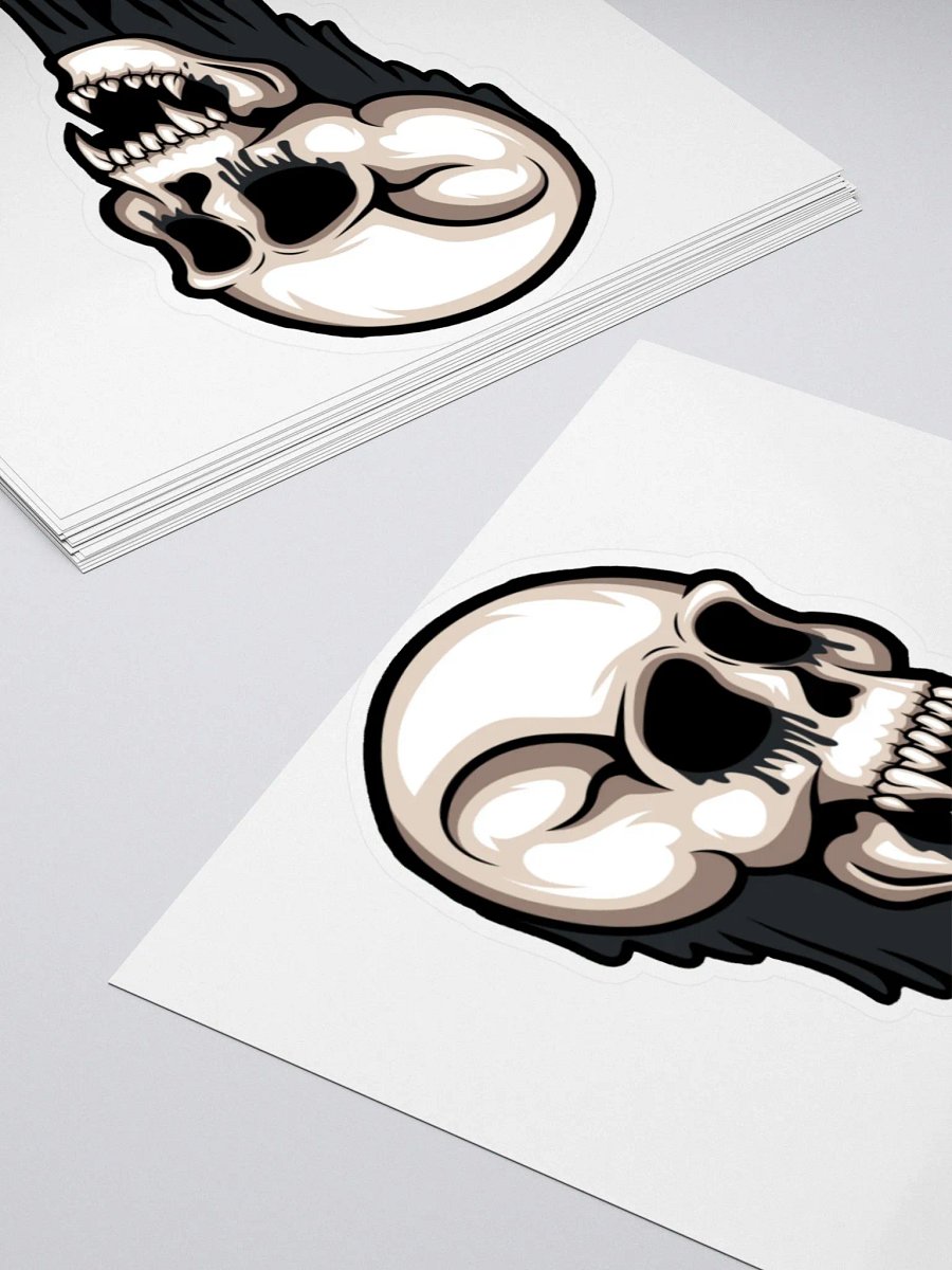 Def-Zombie Skull Sticker product image (10)