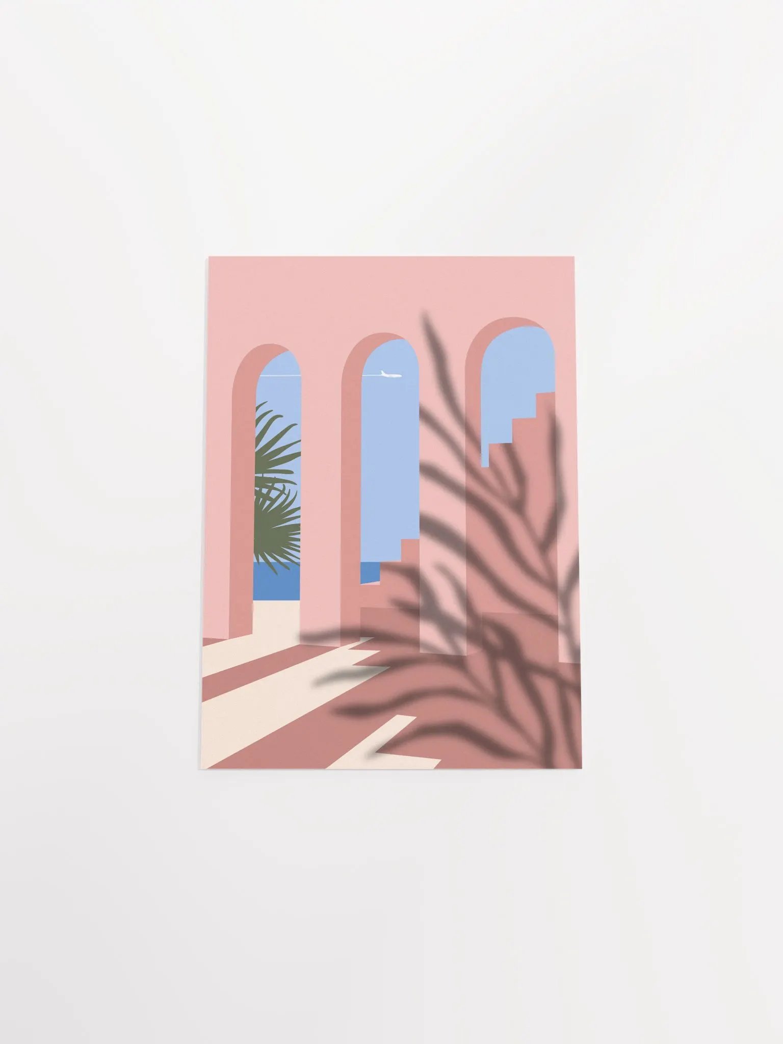 Boho travel art. Morocco poster — boho travel poster, boho wall art, boho decor, aesthetic poster, abstract art product image (10)