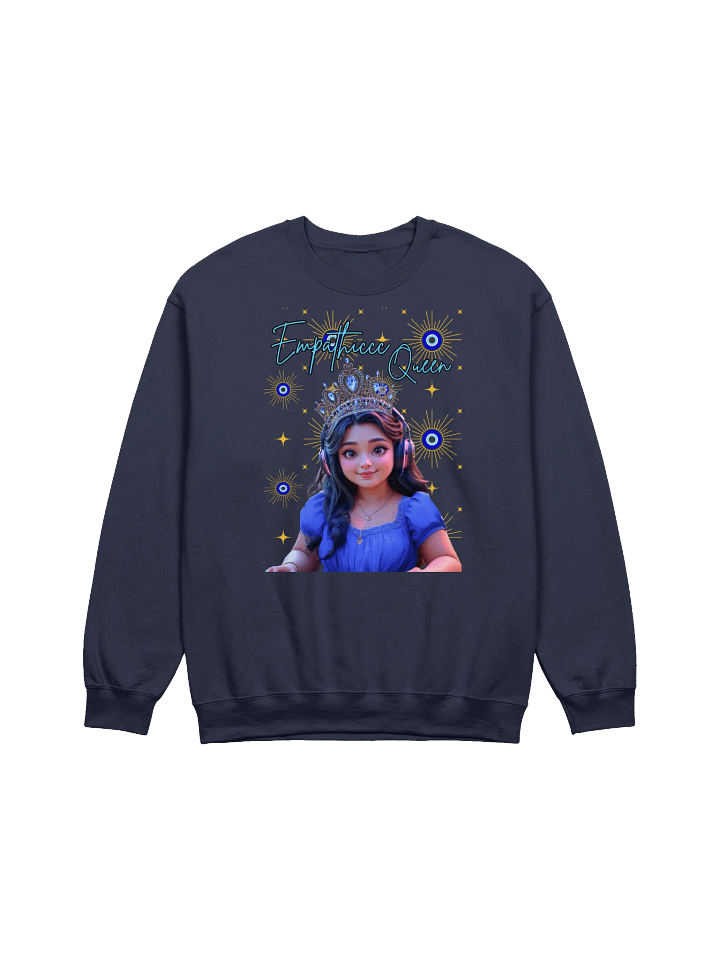 Empathiccc Queen Jeweled Crown Sweatshirt product image (1)