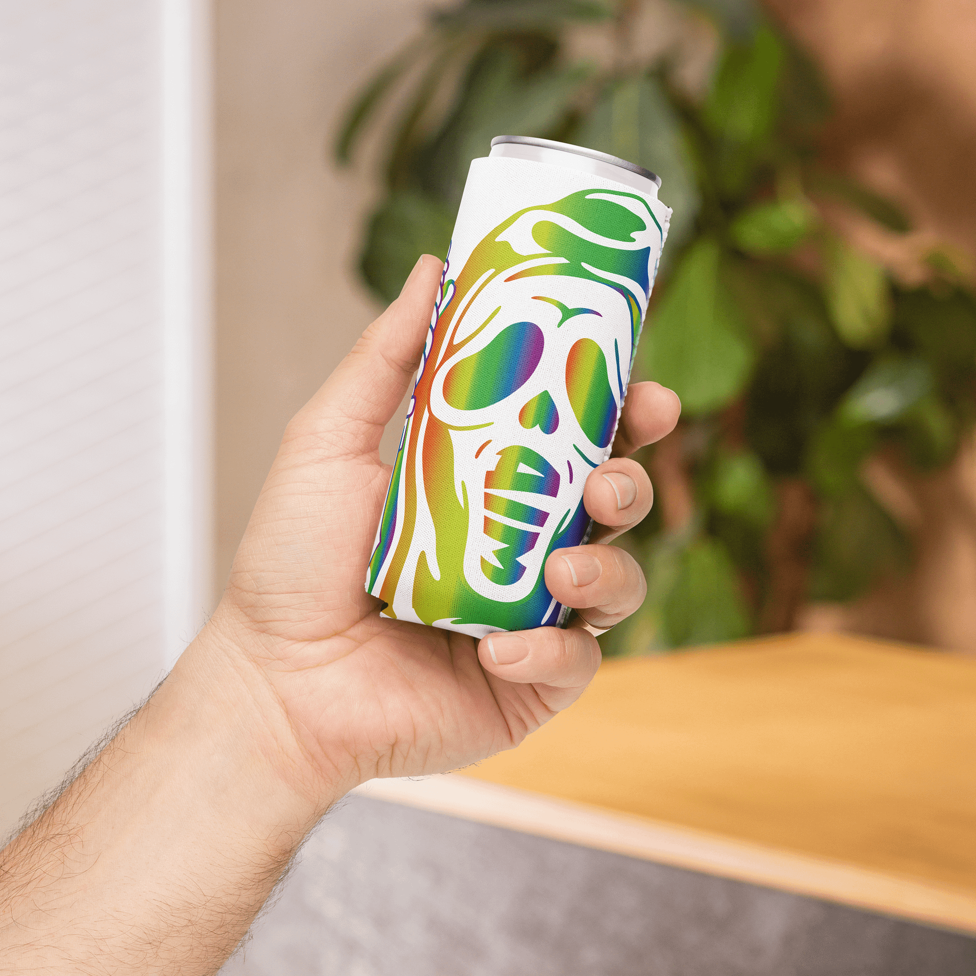 Rainbow Ghost Coozie product image (13)