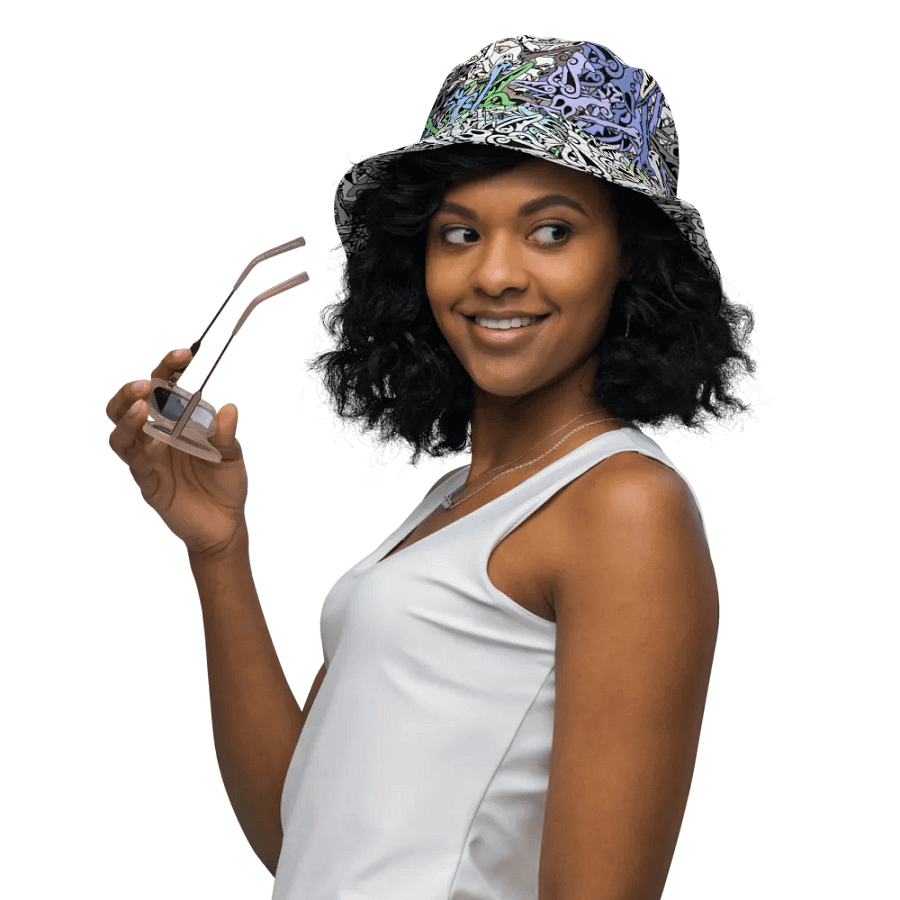 Jorgy Roger BW/Pastel Bucket Hat product image (7)