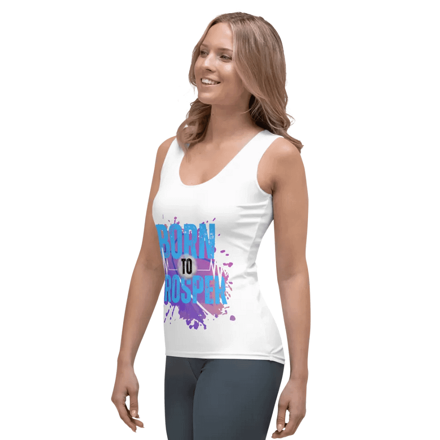Born to Prosper Huge Print Tank product image (5)