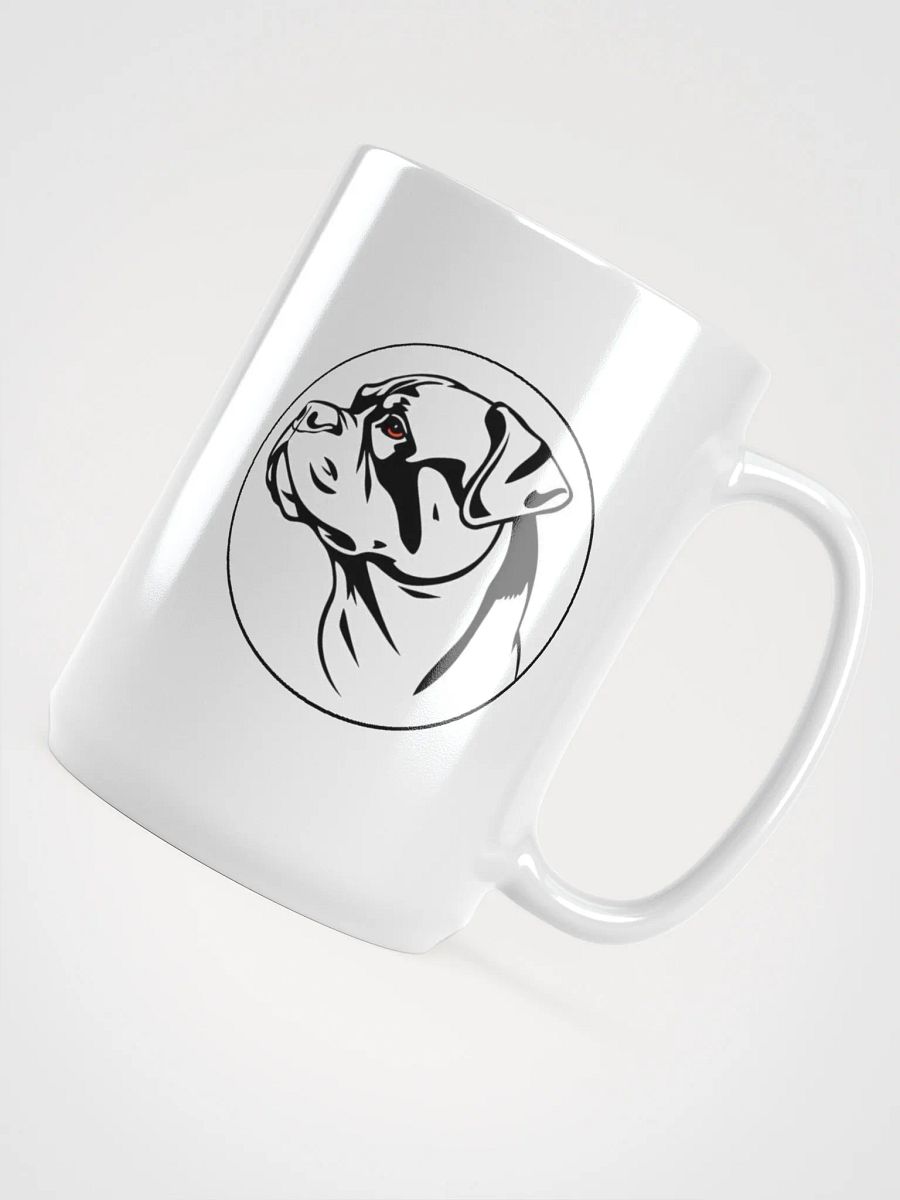 Boxer Dog Design White Glossy Mug product image (5)