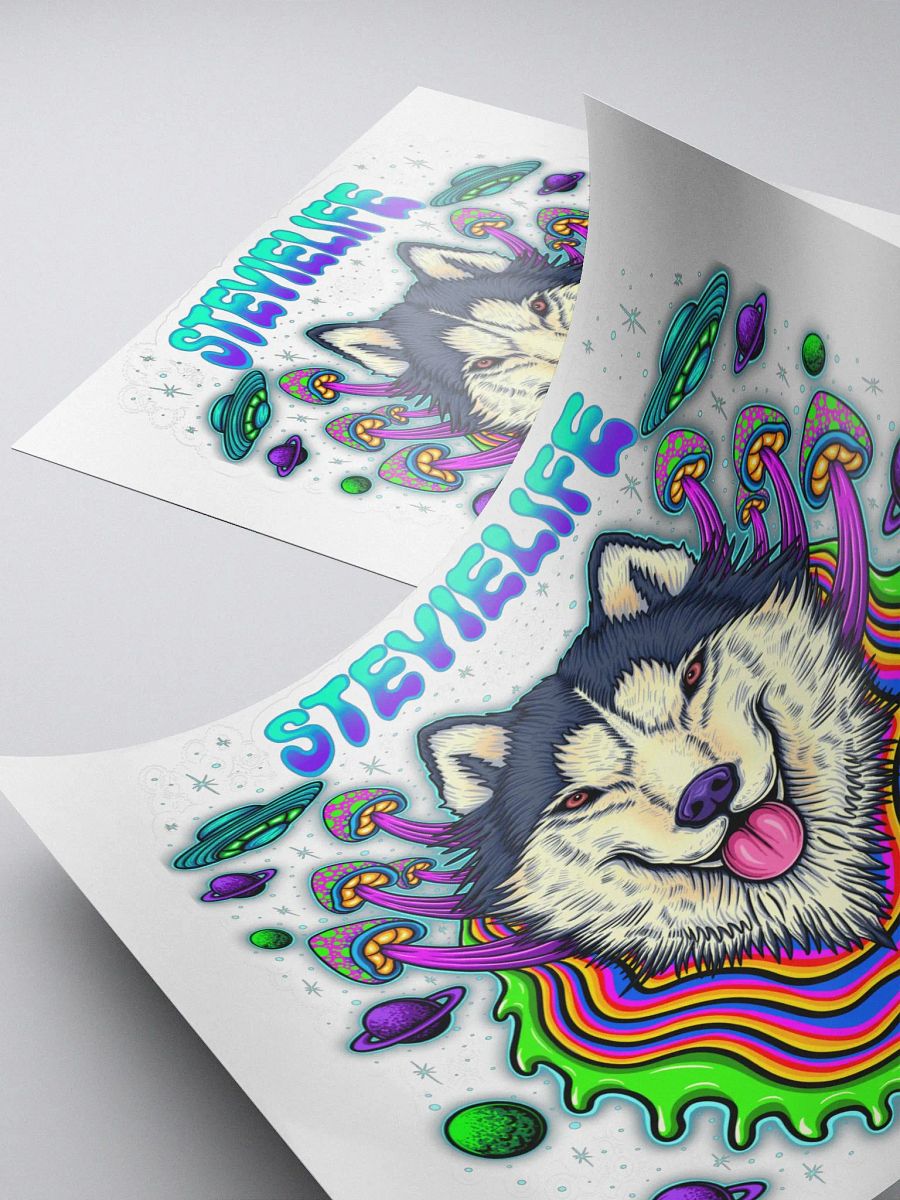 Sticker Psycho Wolf product image (4)