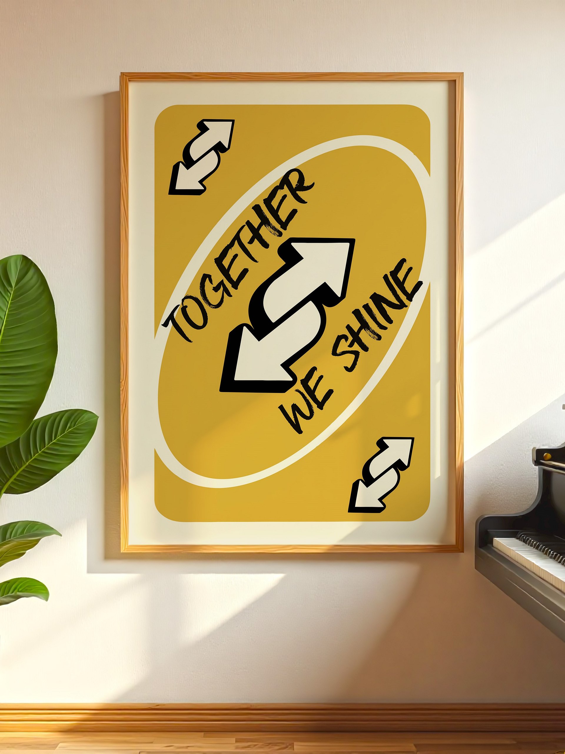 Together We Shine Wall Art Yellow product image (8)