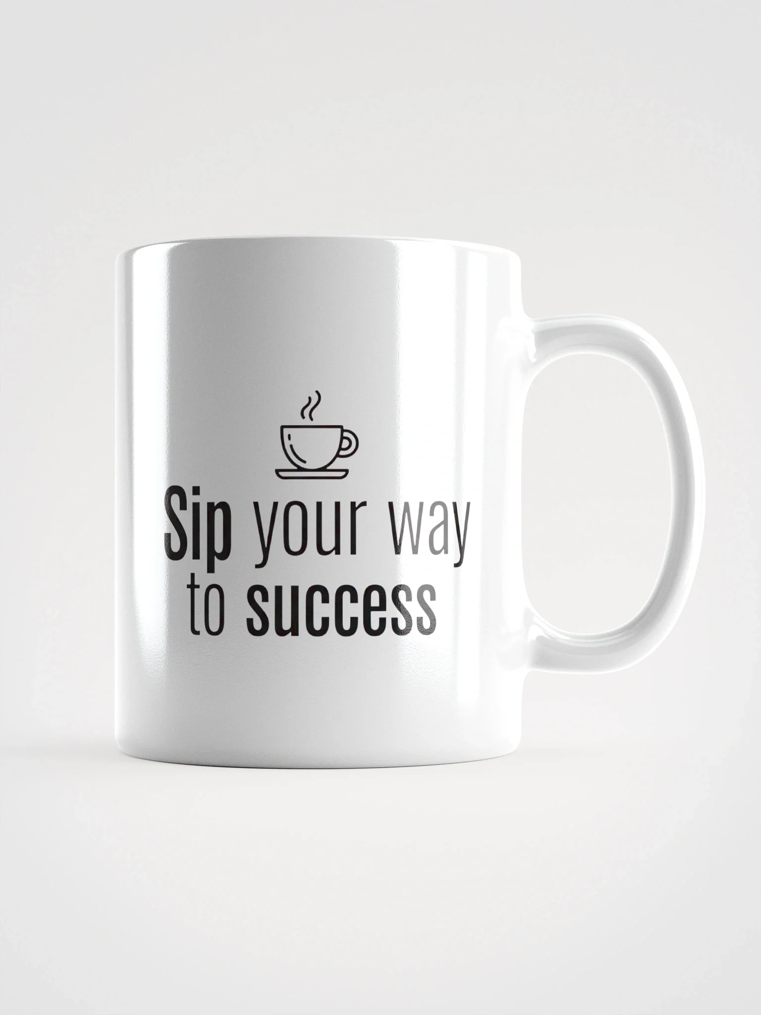 Sip Your Way to Success Mug – Inspirational Coffee Cup for Motivation and Productivity product image (2)