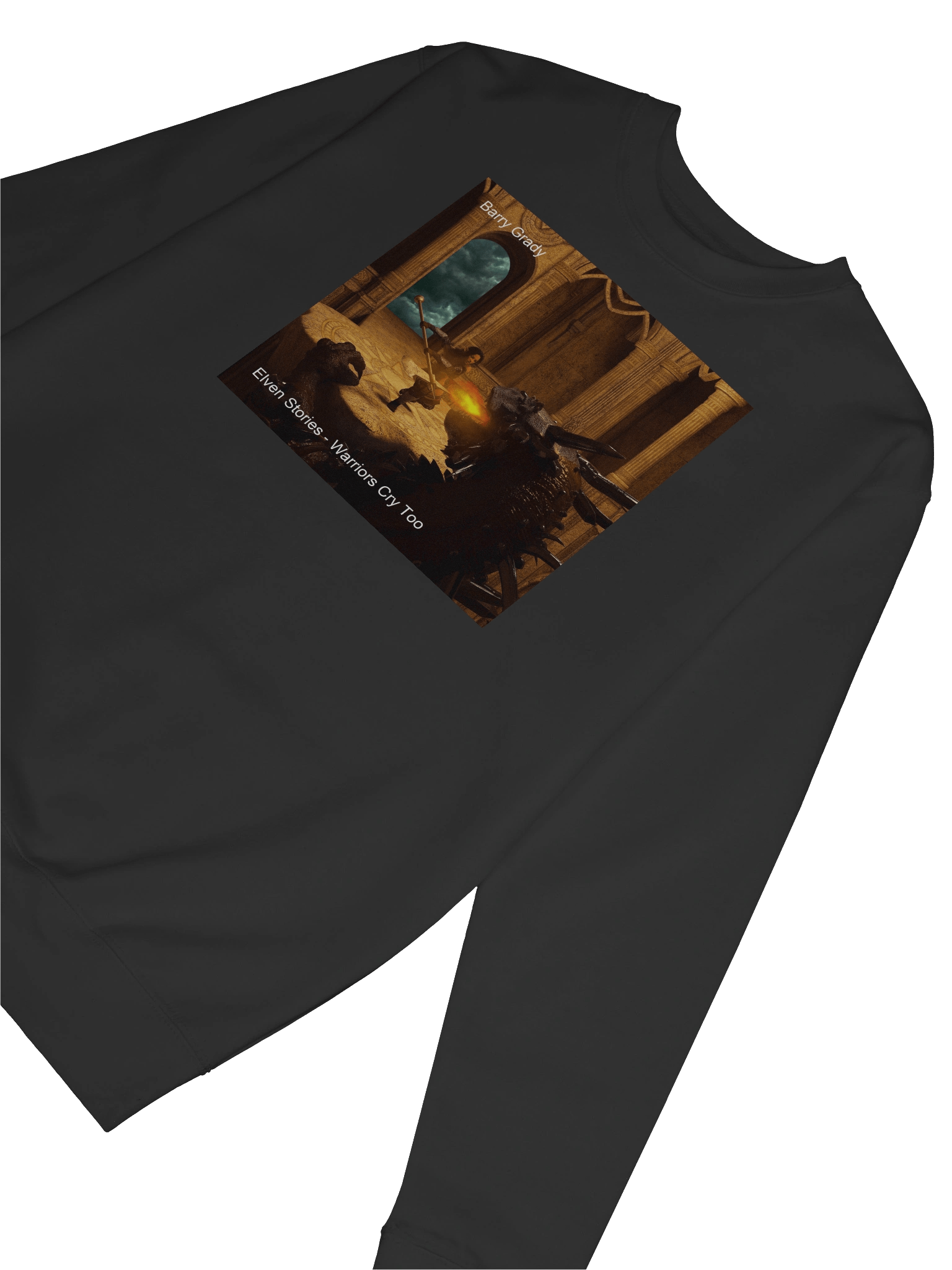 'Elven Stories - Warriors Cry Too' Premium Sweatshirt product image (59)