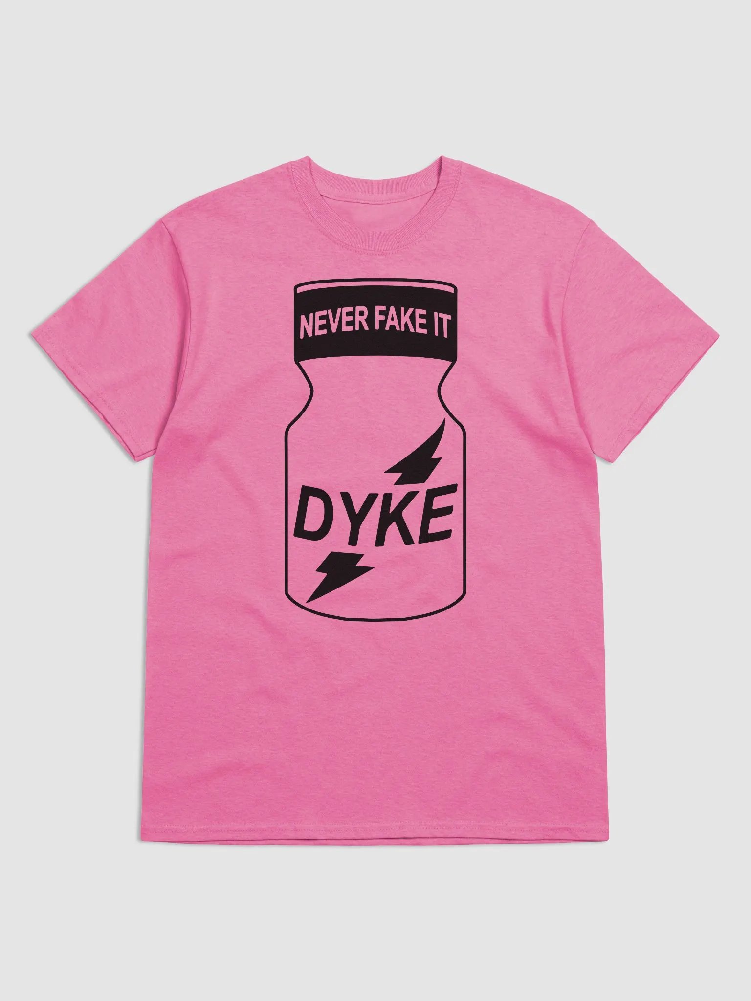 Dyke Poppers Tee 👃 Pink product image (1)
