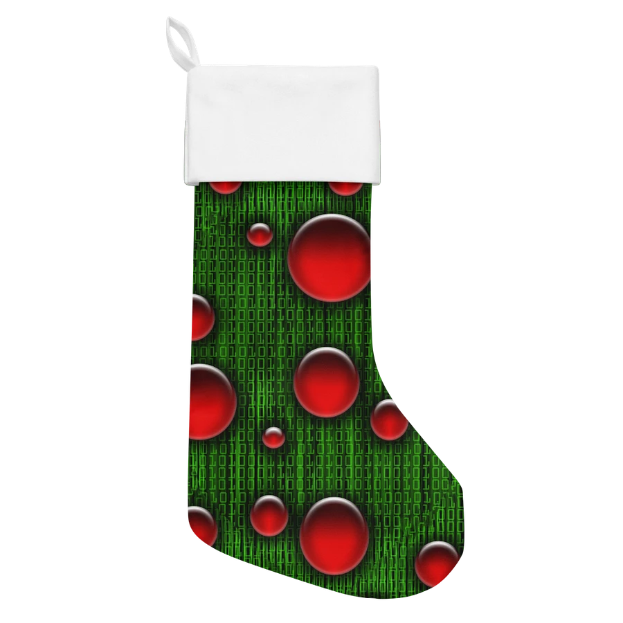 Nerdy Binary Data Christmas Stocking product image (1)