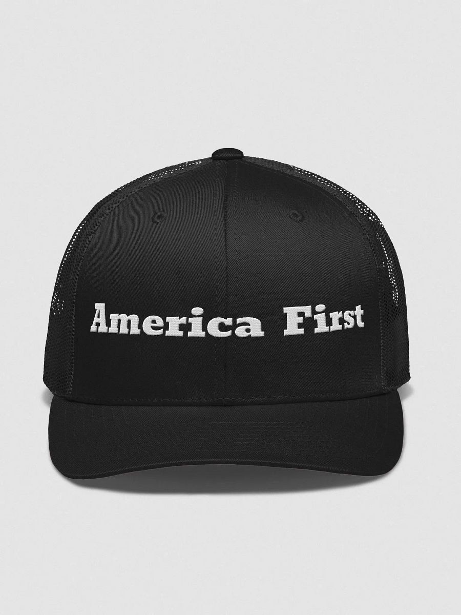 America First Retro Trucker Hat product image (1)