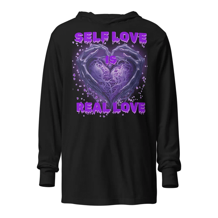 Self Love Heart Hooded tee product image (1)