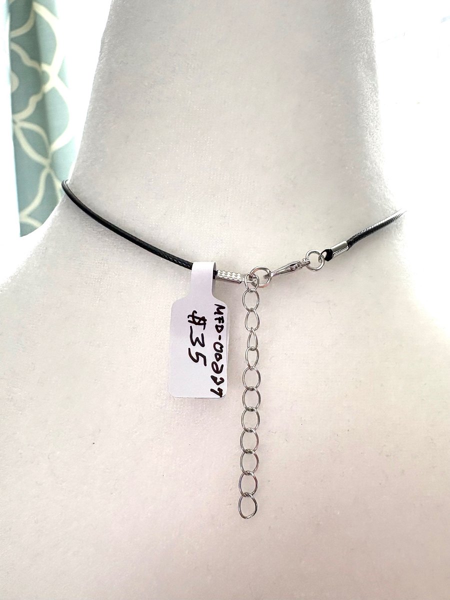 Mixed Metal Horizon Sea Glass Pendant Necklace | Handmade Bead & Sea Glass Art | Coastal Charm Jewelry by Monique Faella Designs™ | MFD-00227 product image (9)