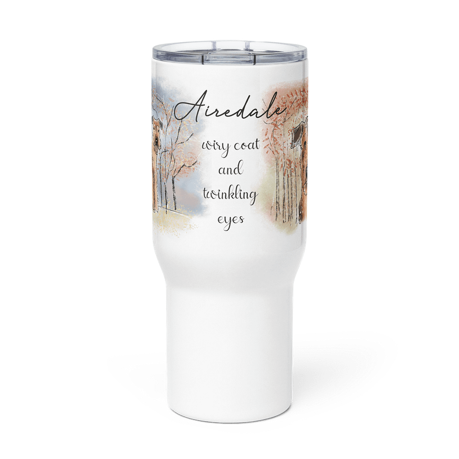 Twinkling Airedale Tales Travel Mug product image (3)