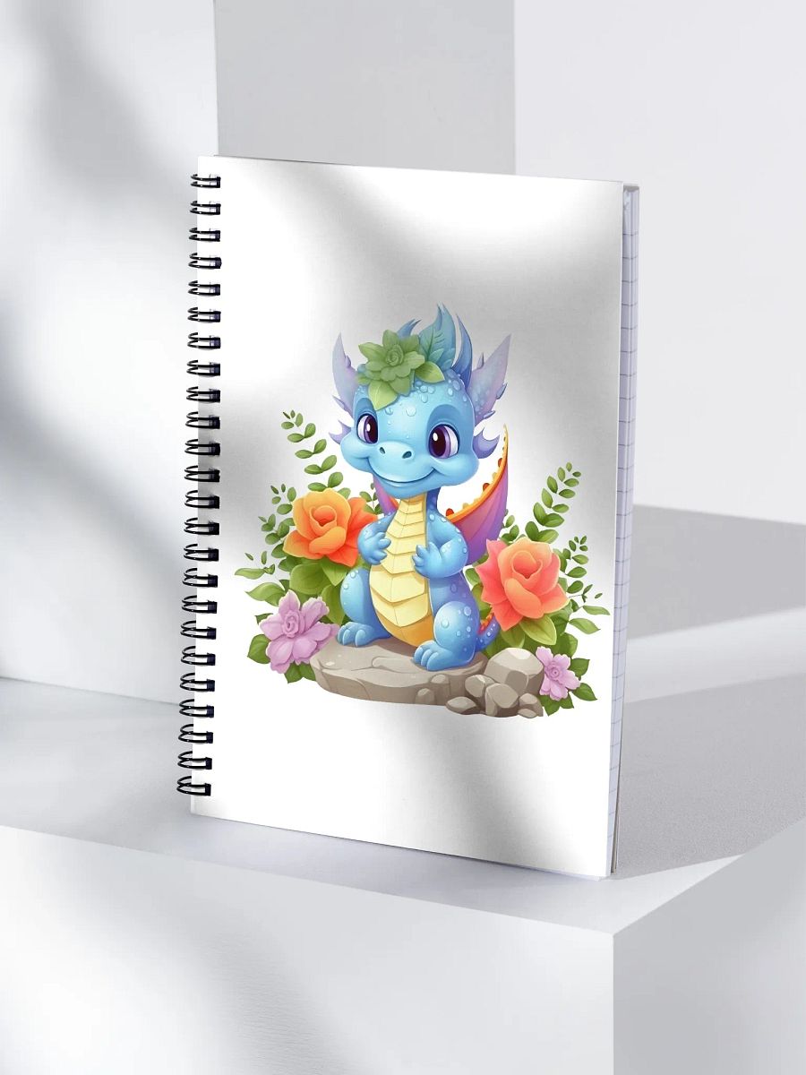 Whimsical Dragon Dreams Spiral Notebook product image (4)