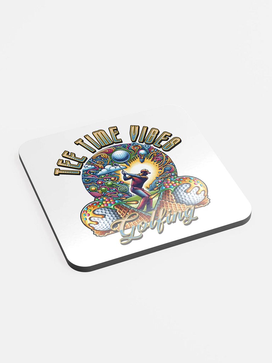 Tee Time Vibes Golfing Swing Time Coaster Set product image (3)