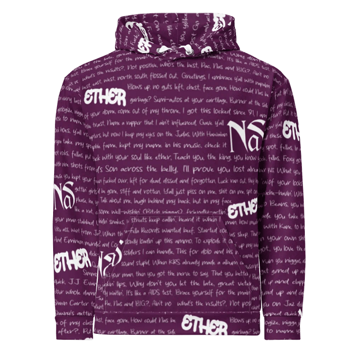 Ether - Nas - PURPLE - Unisex Hoodie product image (2)