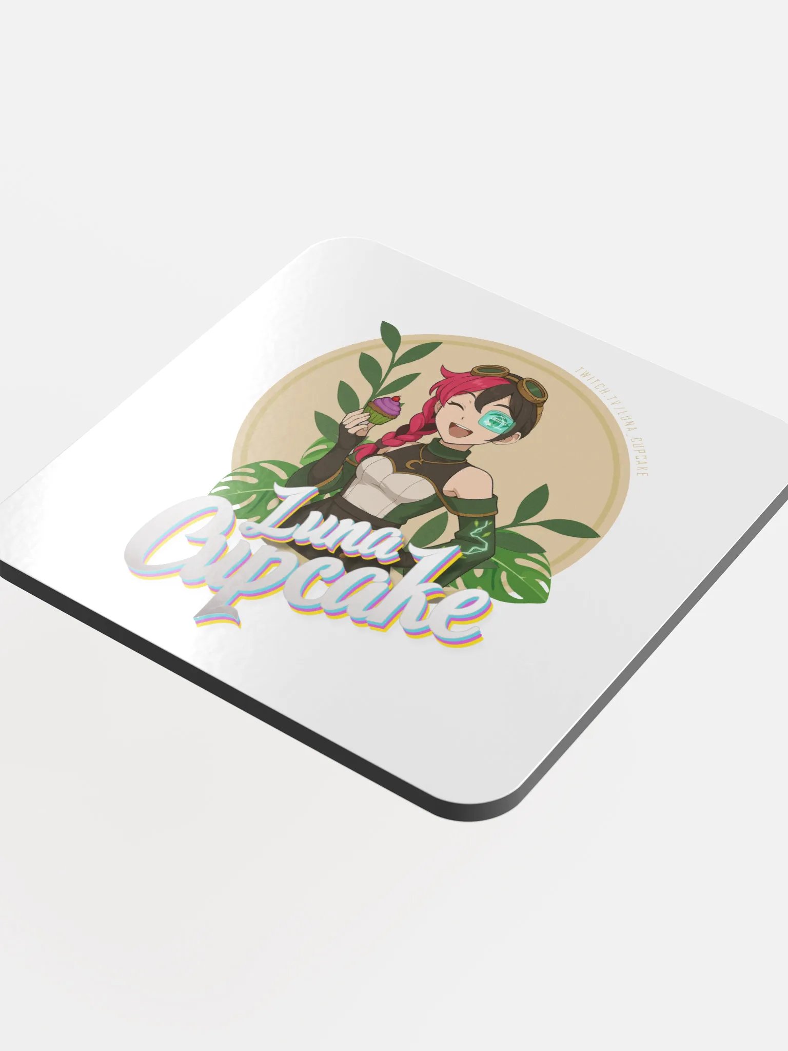 Luna's Solarpunk Cupcake Coaster product image (4)