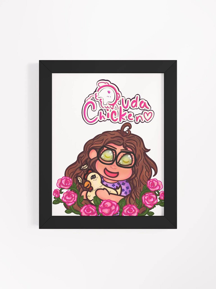 Whimsical Chick Love Framed Poster product image (91)