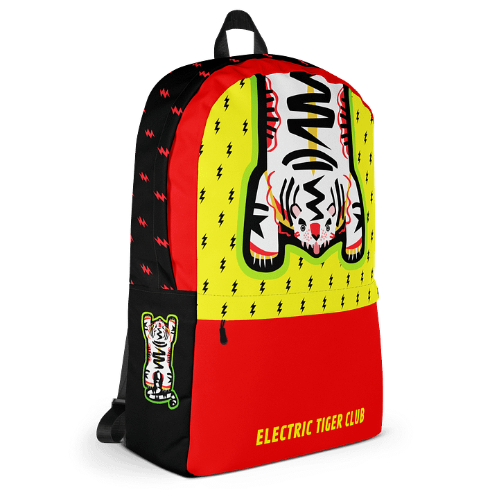 Yellow and Black Lightning - Electric Tiger Club product image (1)