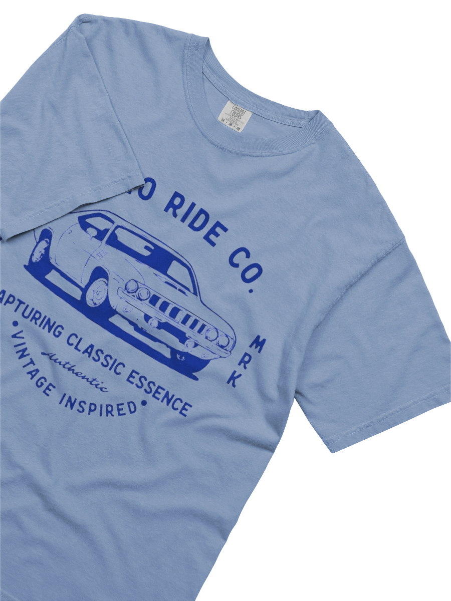 Blue Retro Ride Tee product image (16)