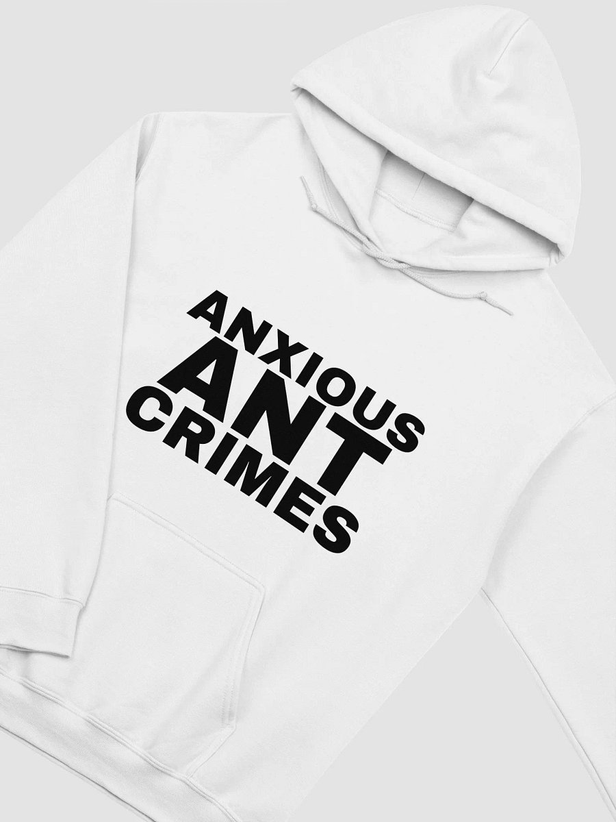 Anxious Ant Crimes Black Text Hoodie product image (5)