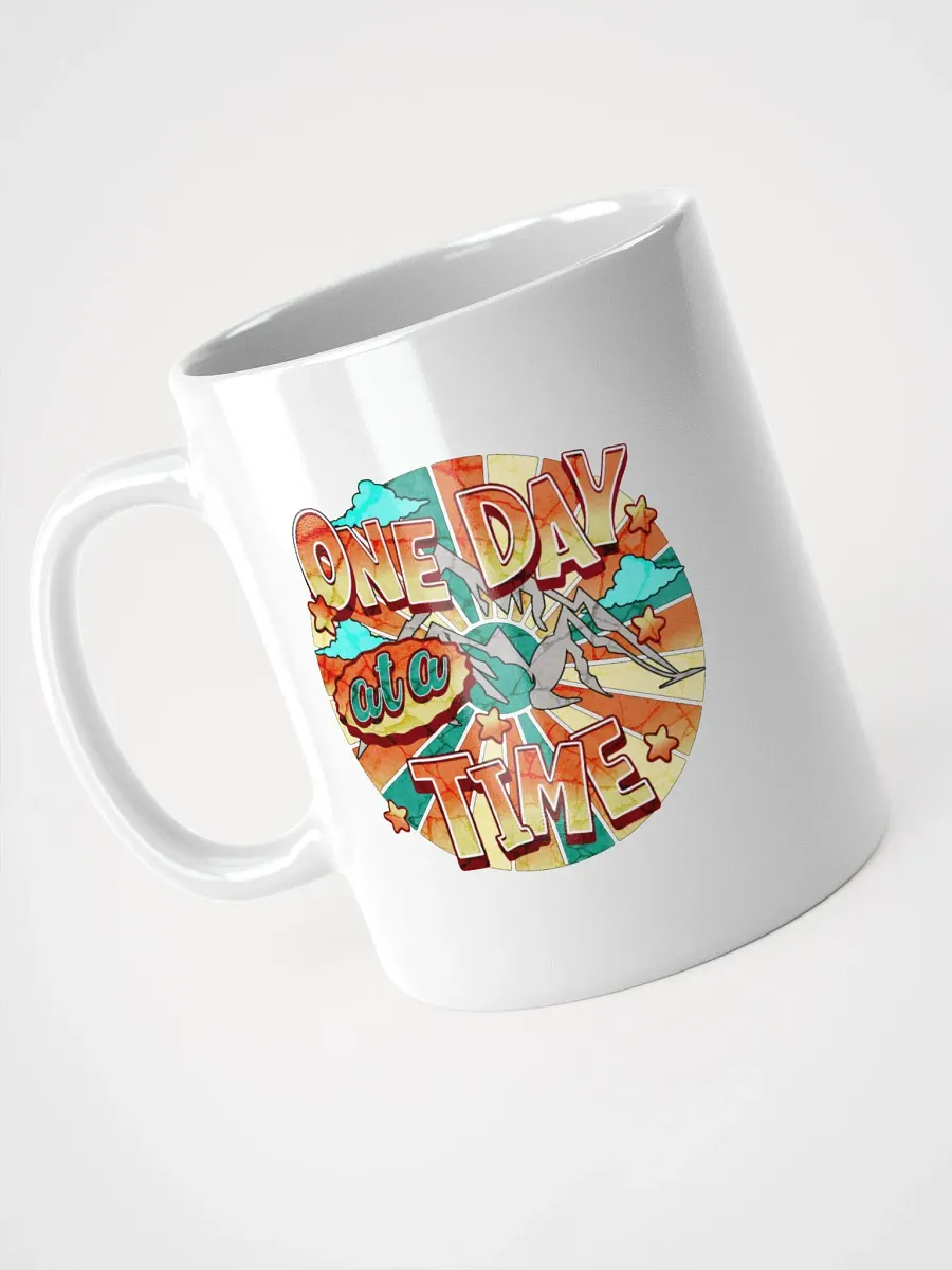 One Day At A Time Mountain of Motivation Mug product image (2)