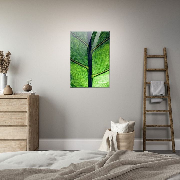 GREEN LEAF GLOSSY ACRYLIC PRINT product image (2)
