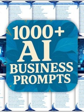 1000+ AI Business Prompts Book Canva product image (1)