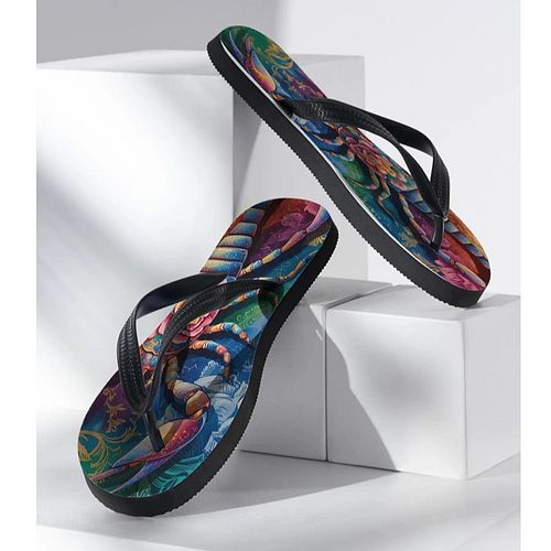 Symmetrical Scorpion Serenade Flip-Flops
Step into style with our customizable flip flops featuring a vibrant, detailed illus...
