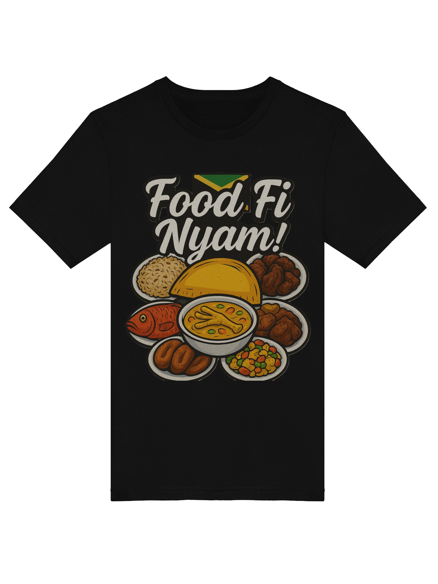 Food Fi Nyam! Illustrated T-Shirt product image (39)