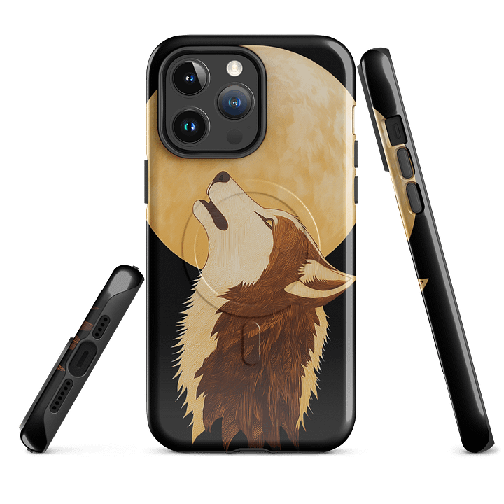 Howling Wolf iPhone® MagSafe® Tough Case product image (1)