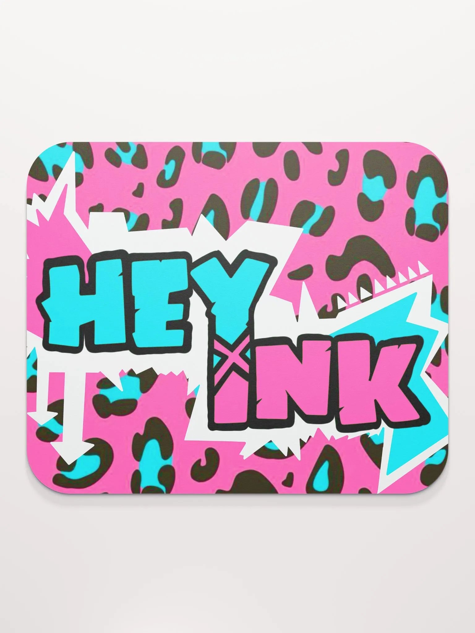 HeyInk - Pink Leopard Mouse Pad product image (2)