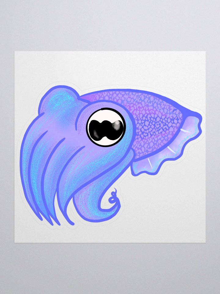 !Purple Cuttlefish Sticker product image (1)