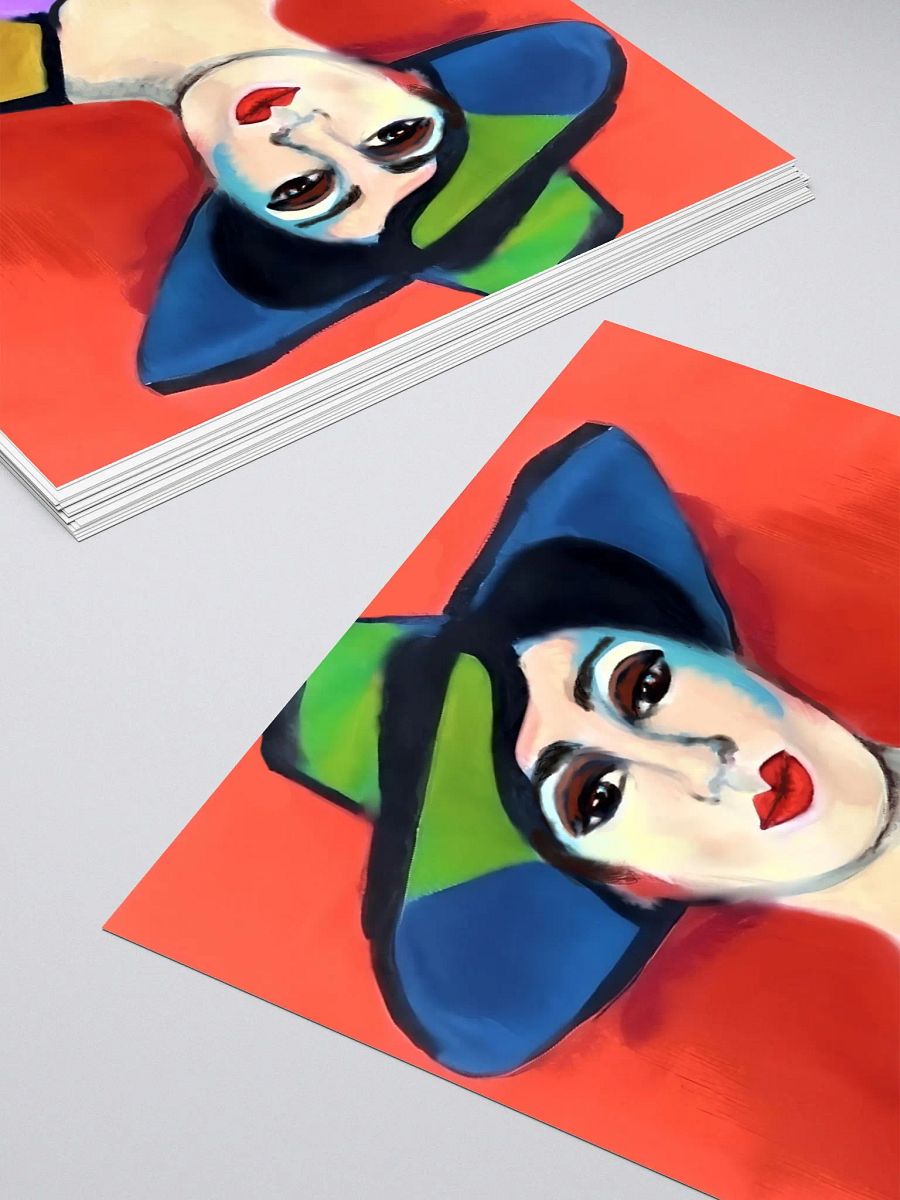 Donna with Hat Sticker product image (4)