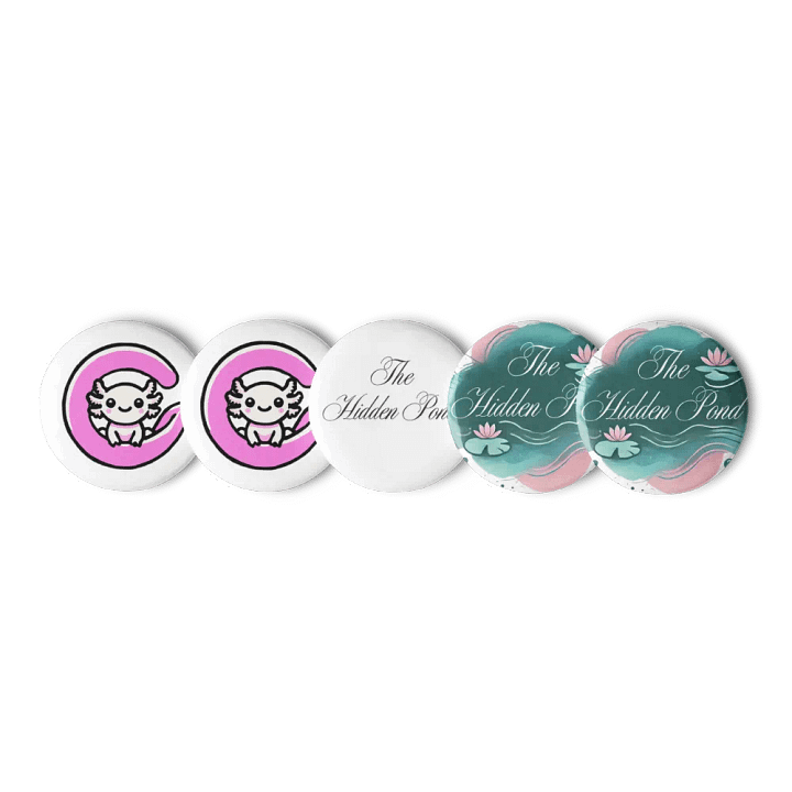 Axolotl Cutie Pin Set product image (1)