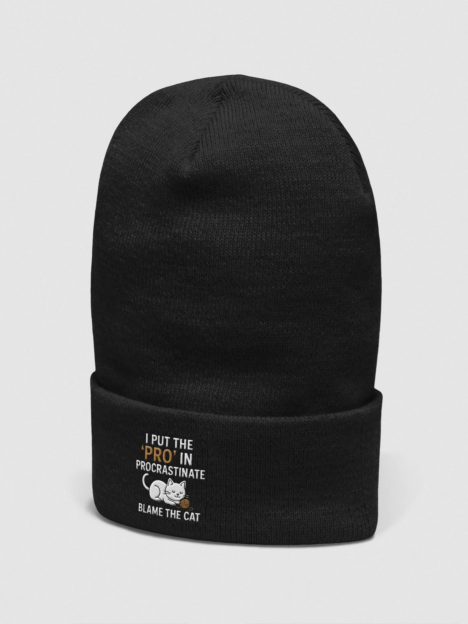 Procrastinator's Playful Companion Beanie product image (2)