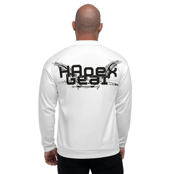 Black HApex Gear Black Logo - White - Bomber Jacket product image (2)