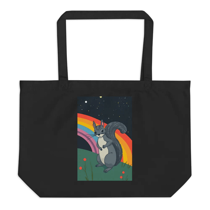 Rainbow Squirrel Eco Tote product image (1)