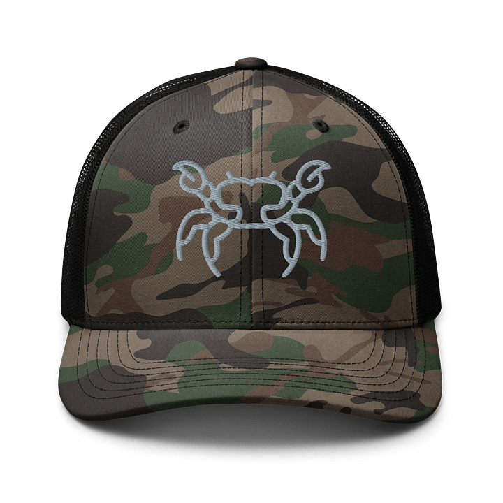 Symmetrical Crab Camo Trucker Hat product image (1)