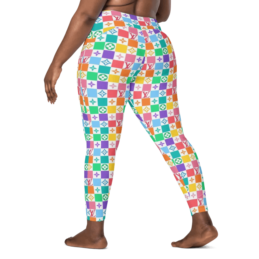 Leggings with Pockets – Luxury Logo Print for Sophisticated & High-End Style product image (10)
