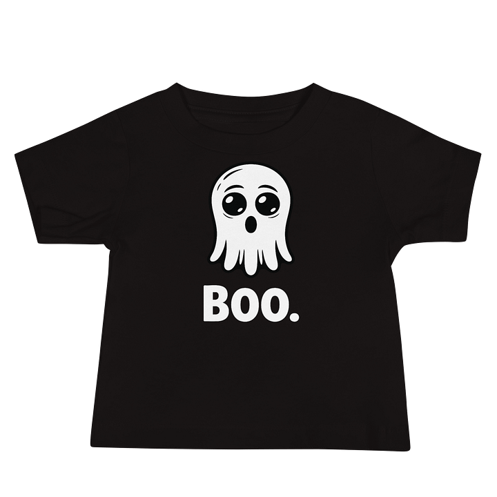 Adorable “Boo” Ghost Baby Halloween T-Shirt – Cute & Comfy Infant Tee product image (1)